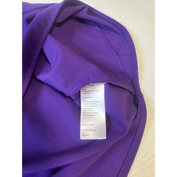 FIGS Rafaela Oversized Scrub Top Digital Grape Purple Women's XL Retired Rare - Picture 8 of 15